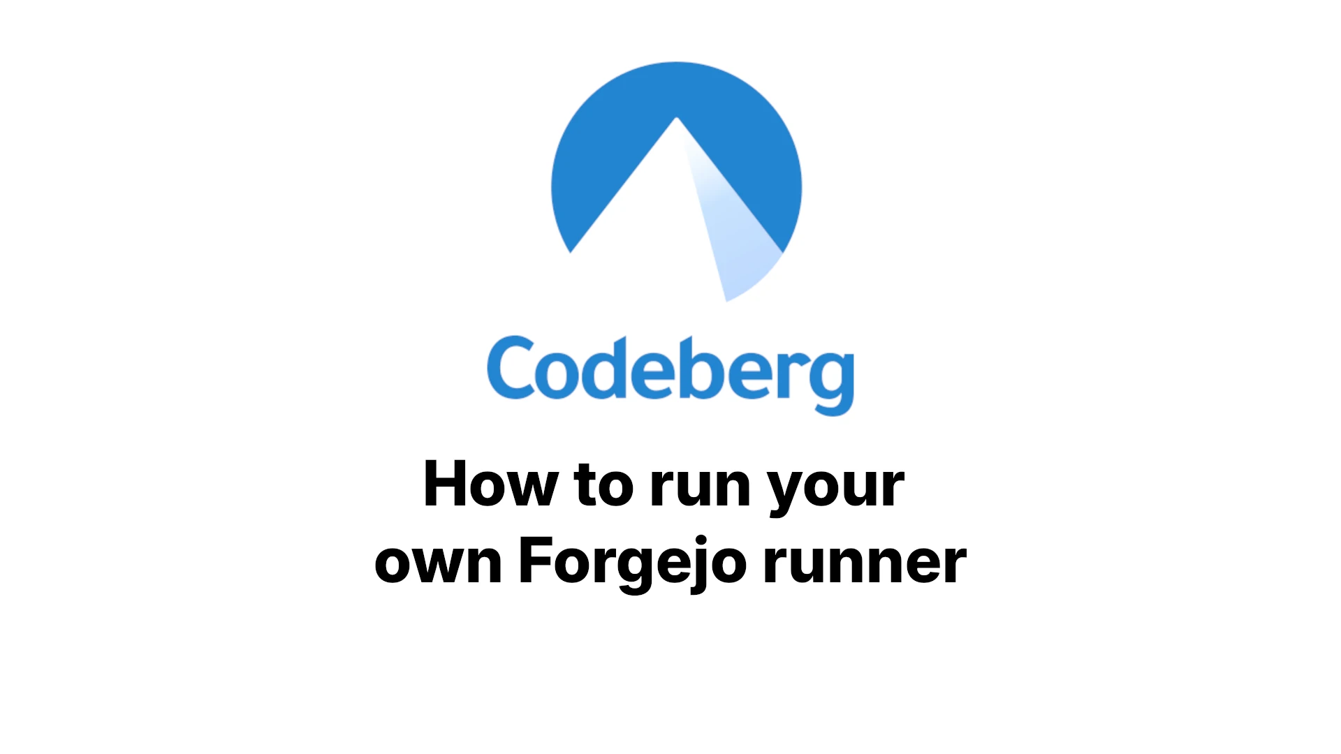 Codeberg Forgejo Runner Setup